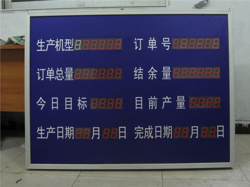 供应LED工厂数字看板